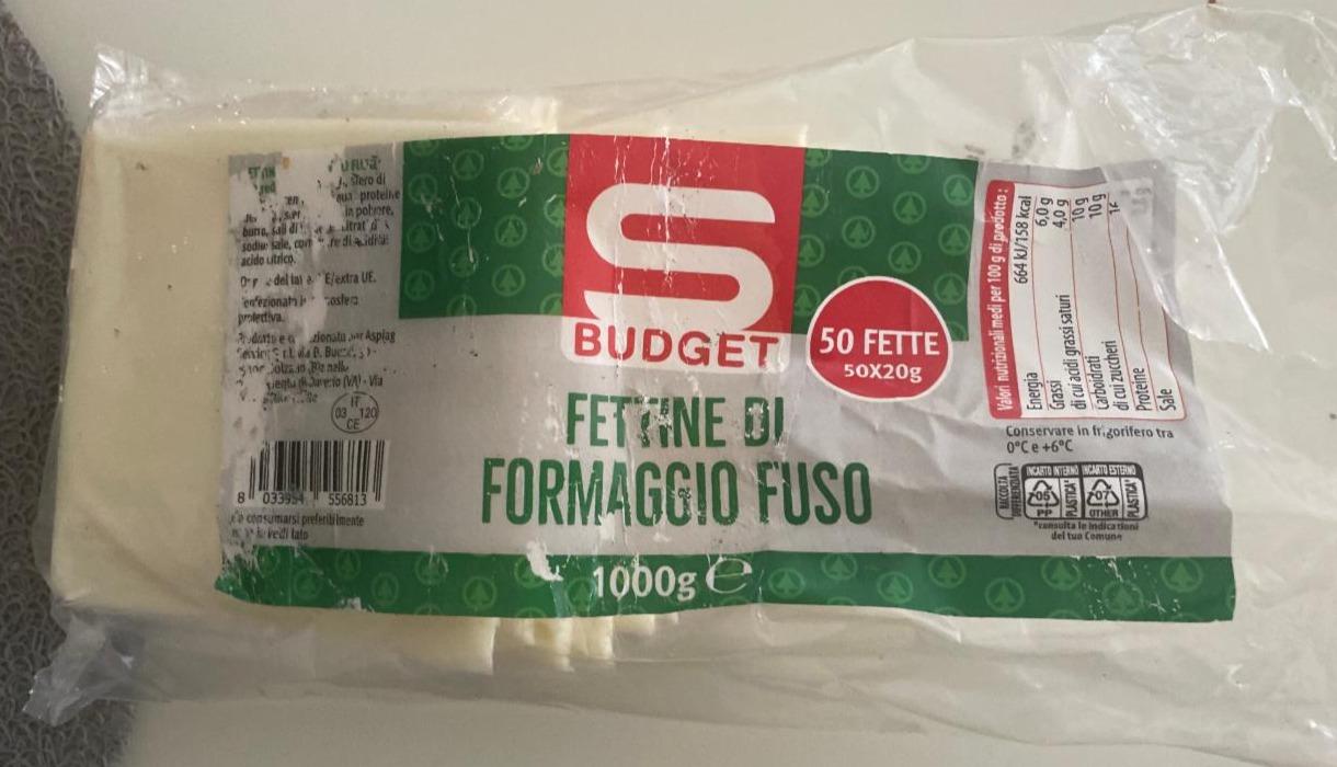 Fotografie - Fettine di formaggio fuso S Budget