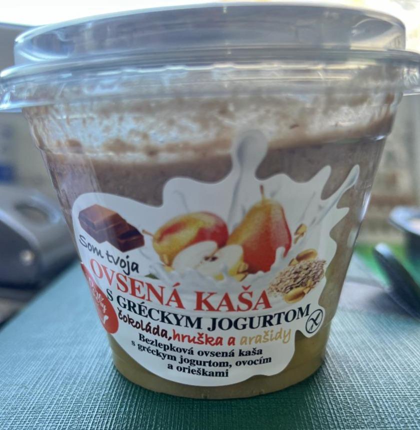 Fotografie - Ovsená kaša s gréckym jogurtom čokoláda, hruška a arašidy ProCakery