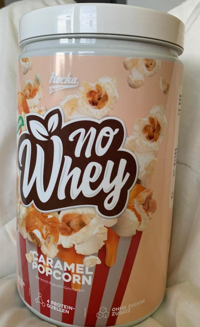 Fotografie - No whey caramel popcorn Rocka nutrition