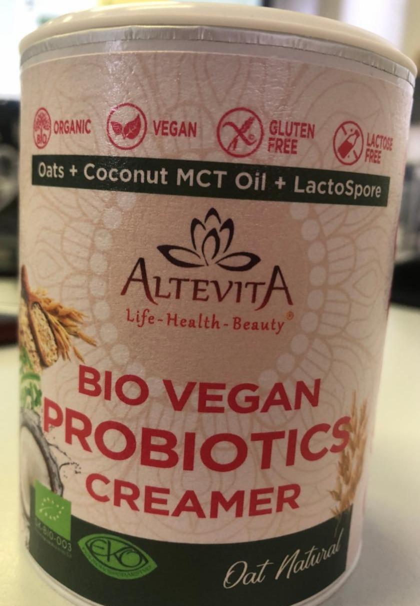 Fotografie - Bio vegan probiotics creamer Altevita