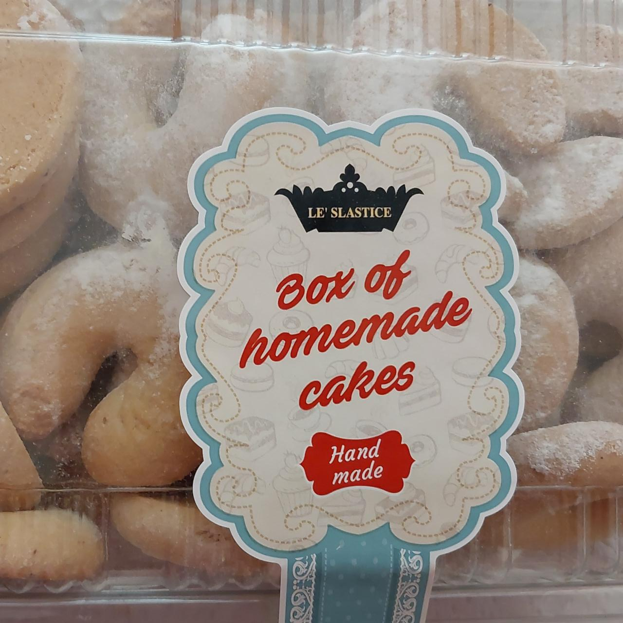 Fotografie - Box of homemade cakes Orechové rožky Le'Slastice