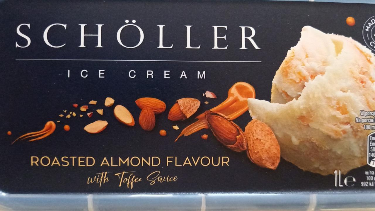 Fotografie - Schöller Ice Cream Roasted Almond flavour with Toffee Sauce
