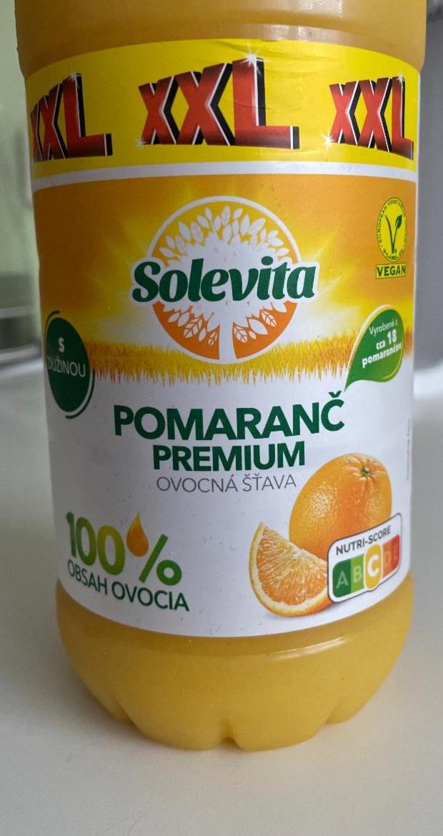 Fotografie - Pomaranč Premium Ovocná šťava Solevita