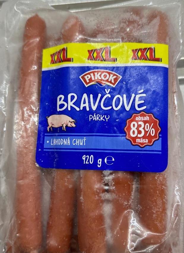 Fotografie - Bravčové Párky 83% mäsa Pikok