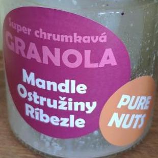 Fotografie - Pure Nuts granola mandle ostruziny ribezle