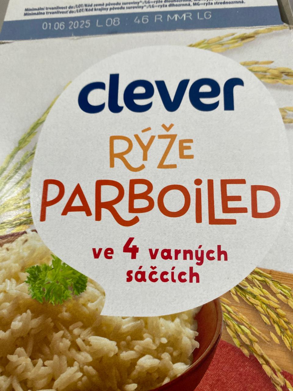 Fotografie - rýže dlouhozrnná parboiled Clever