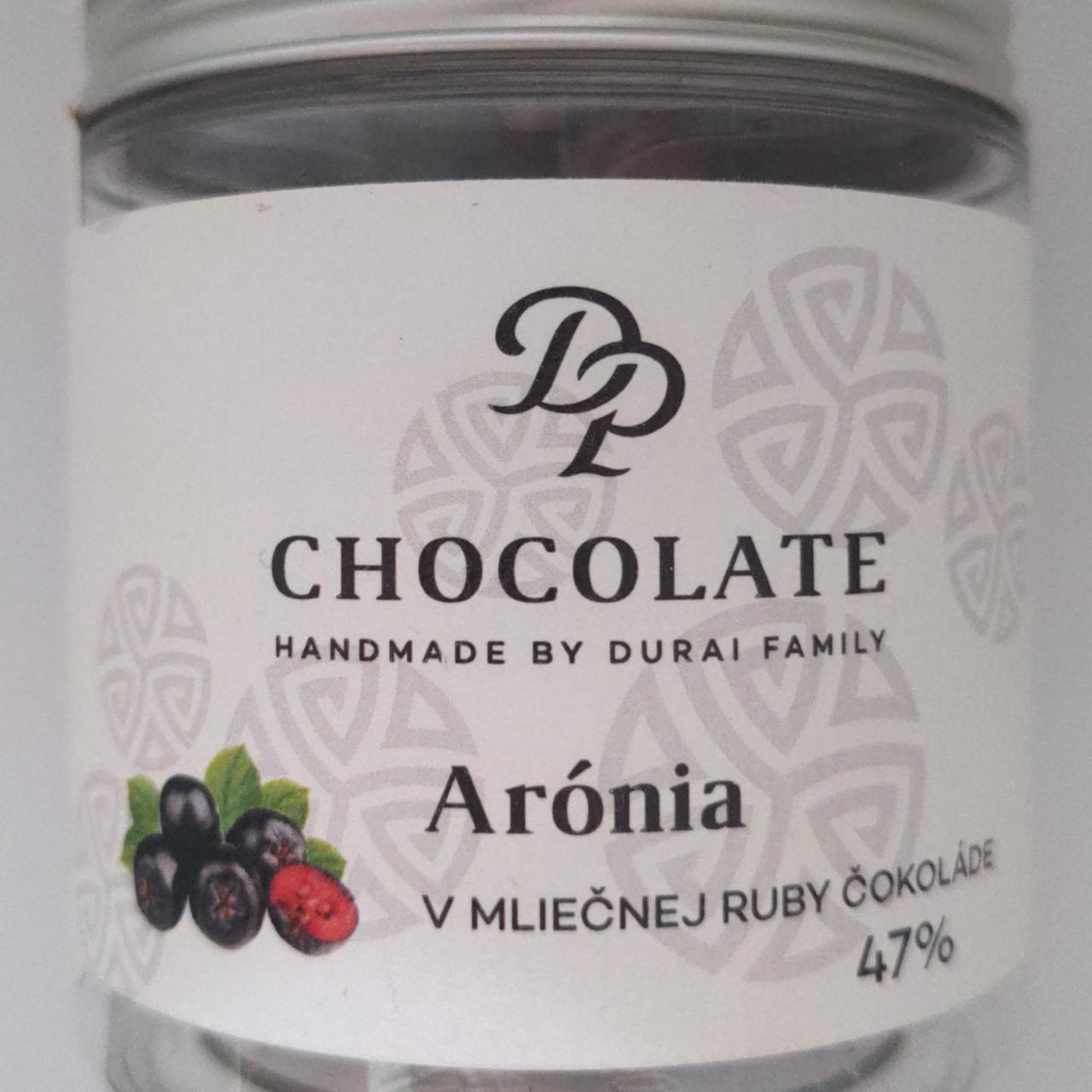 Fotografie - Arónia v mliečnej ruby čokoláde 47% Durai family