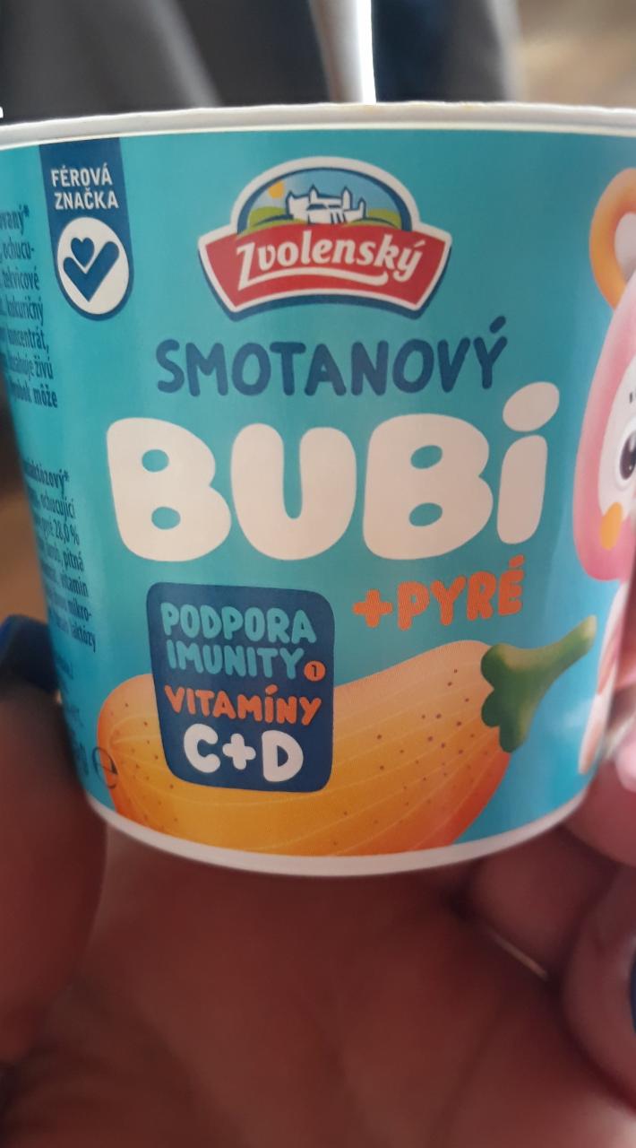 Fotografie - smotanovy jogurt tekvica mrkva BUBI