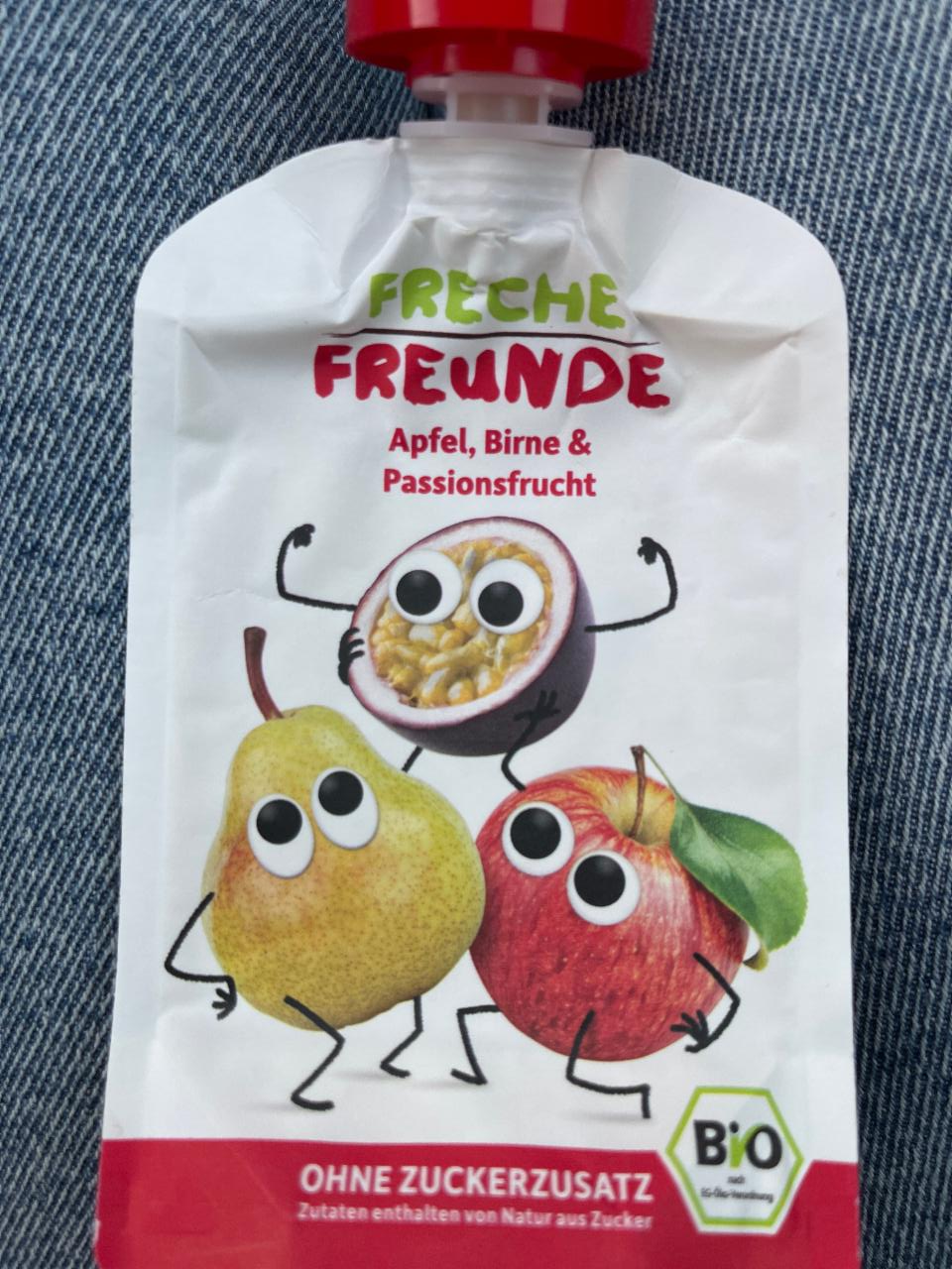 Fotografie - Freche Freunde Apfel, Birne & Passionsfrucht