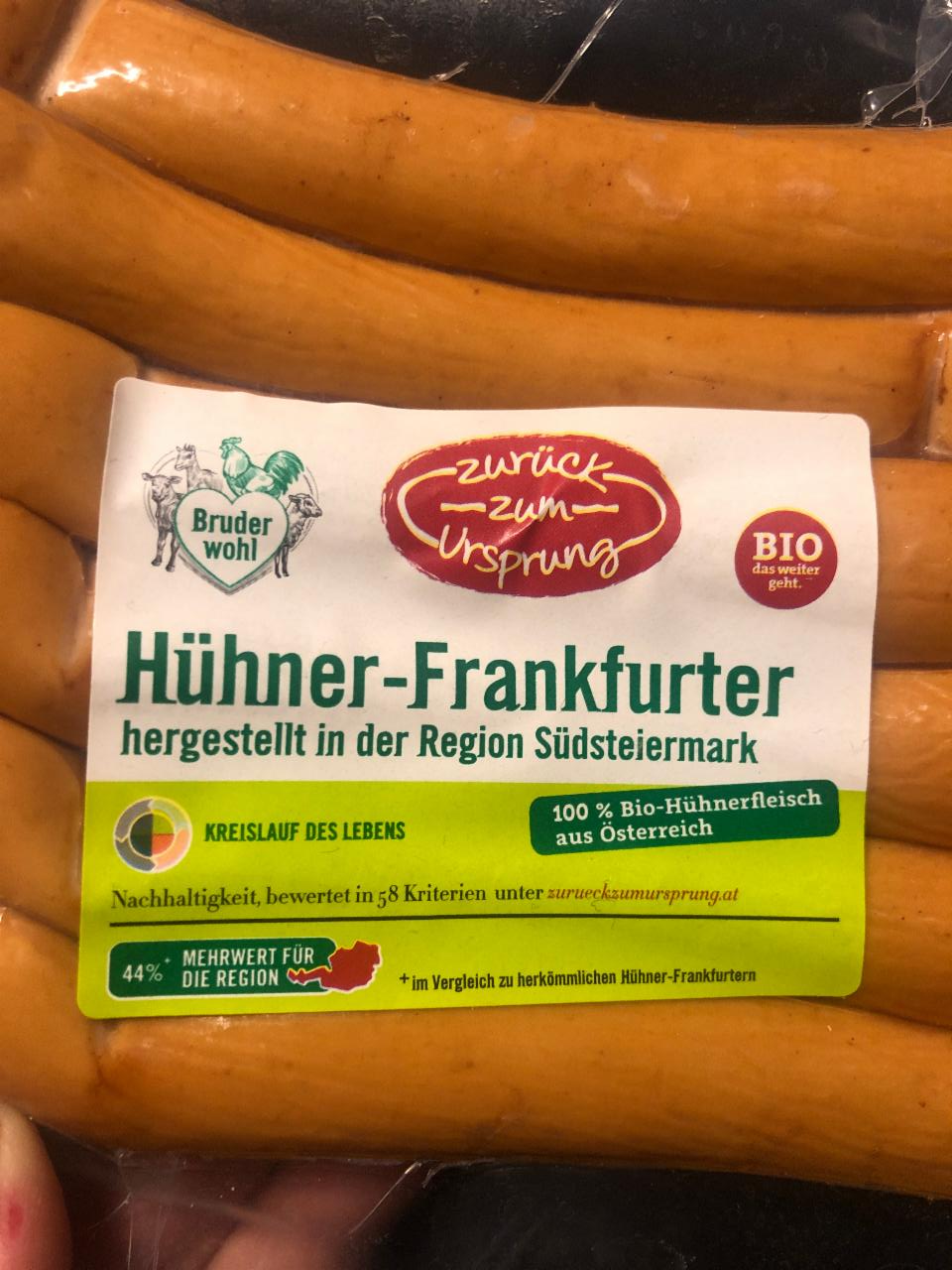 Fotografie - Hühner-Frankfurter Zurück zum Ursprung
