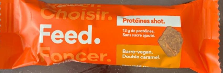 Fotografie - Barre-vegan Protéines shot Double Caramel
