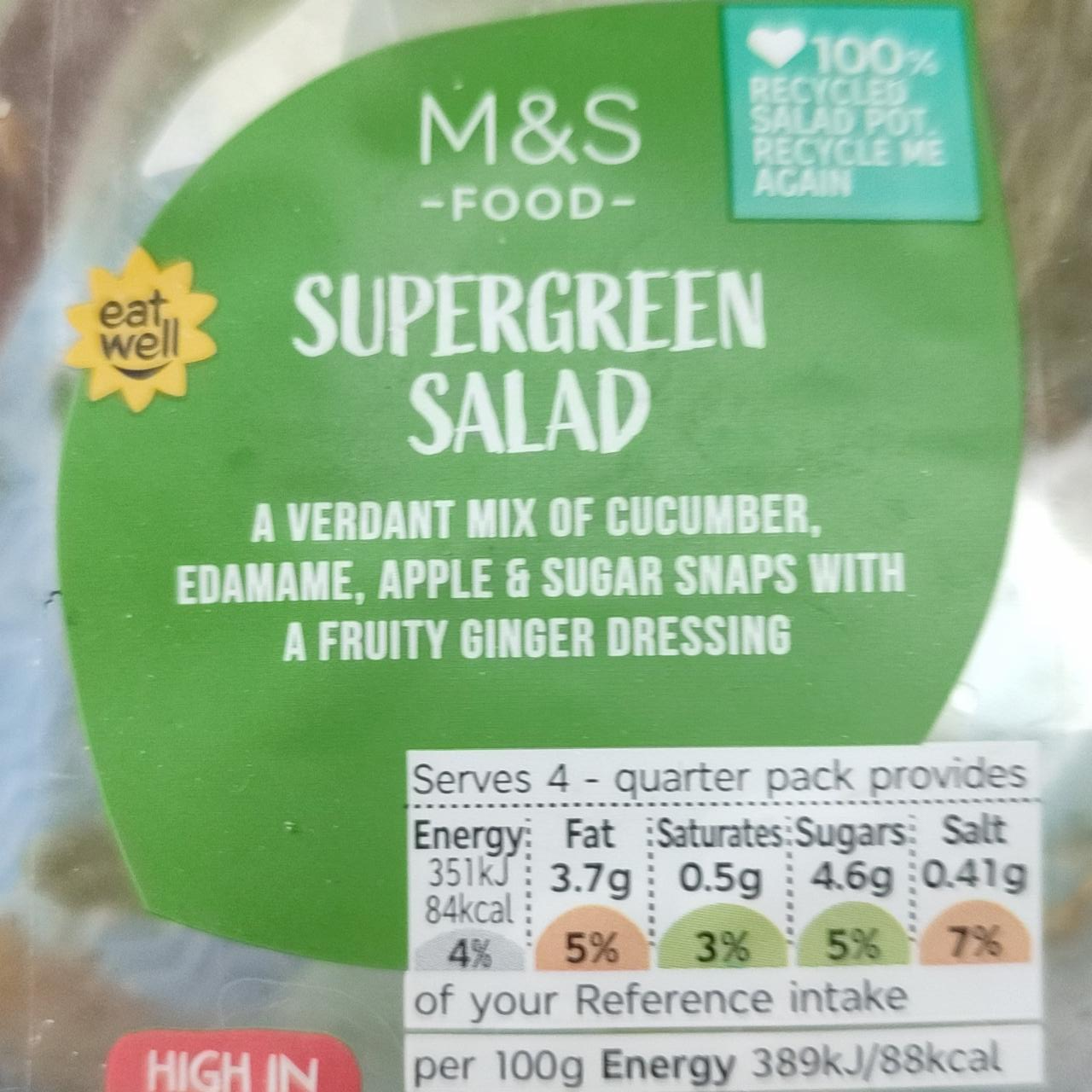 Fotografie - Supergreen Salad M&S Food