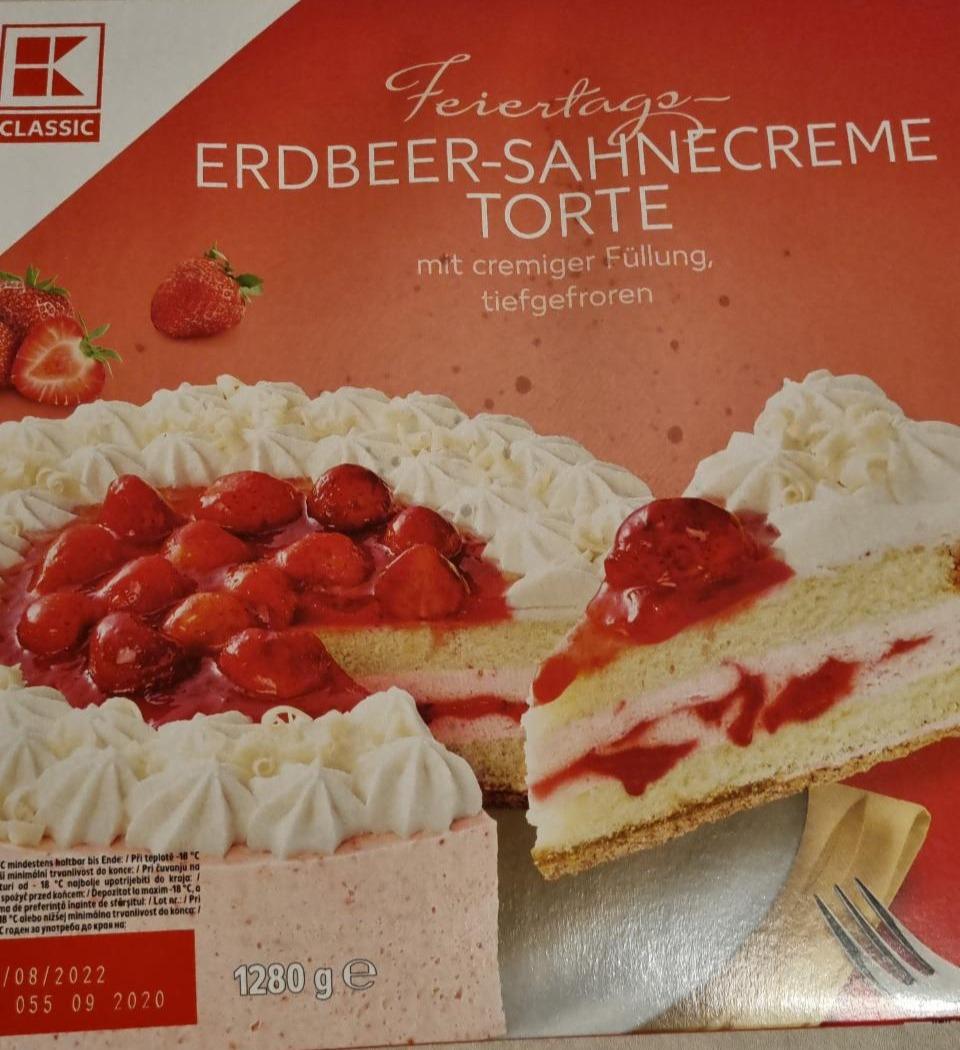 Fotografie - Erdbeer-Sahnecreme Torte K-Classic