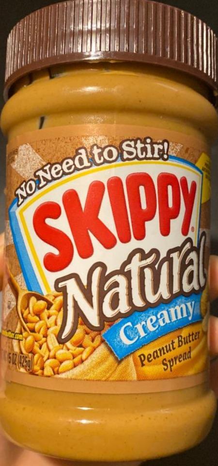 Fotografie - skippy natural creamy peanut butter spread