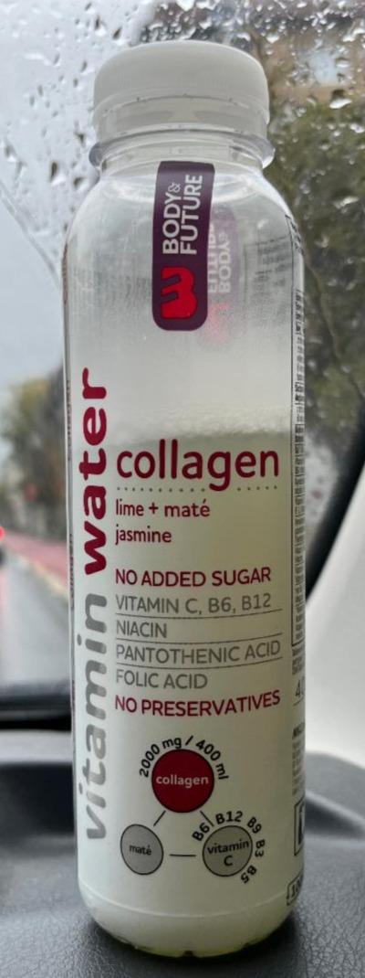 Fotografie - Vitamin water Collagen lime + maté jasmine