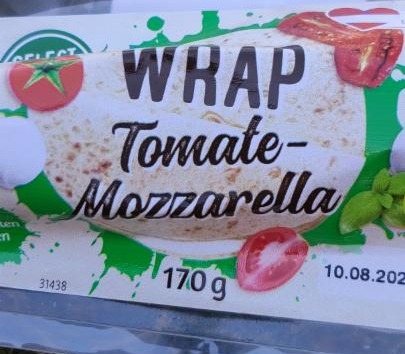 Fotografie - wrap tomate mozzarella select&go