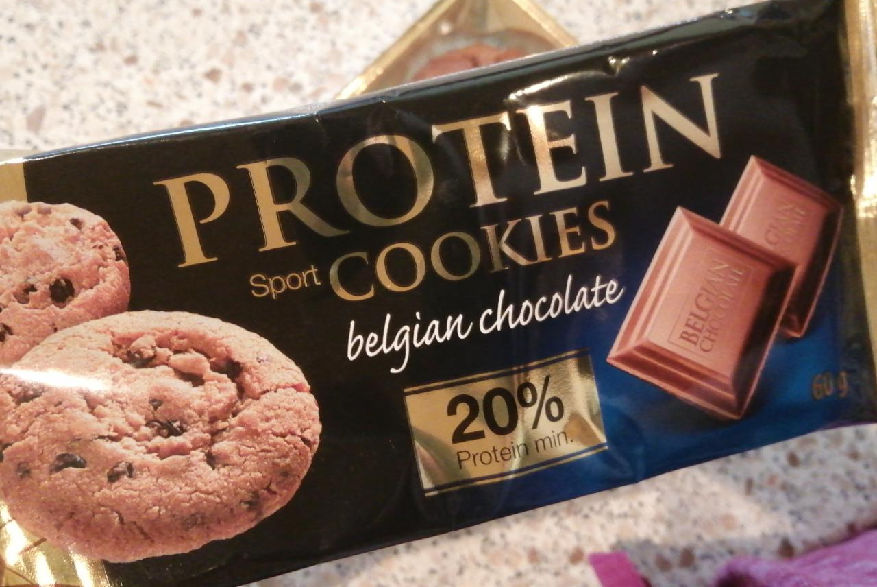Fotografie - Protein Sport Cookies belgian chocolate
