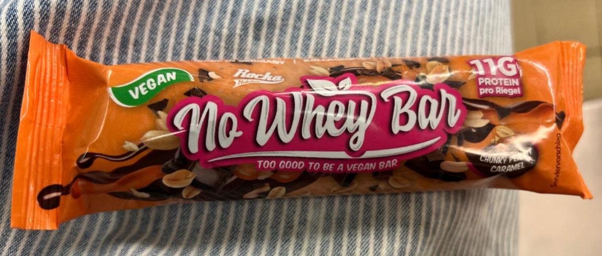 Fotografie - No Whey Bar Chunky peanut caramel