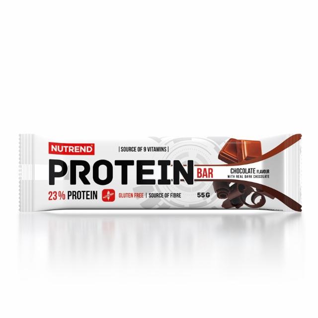 Fotografie - Protein bar 23% chocolate flavour with real dark chocolate Nutrend