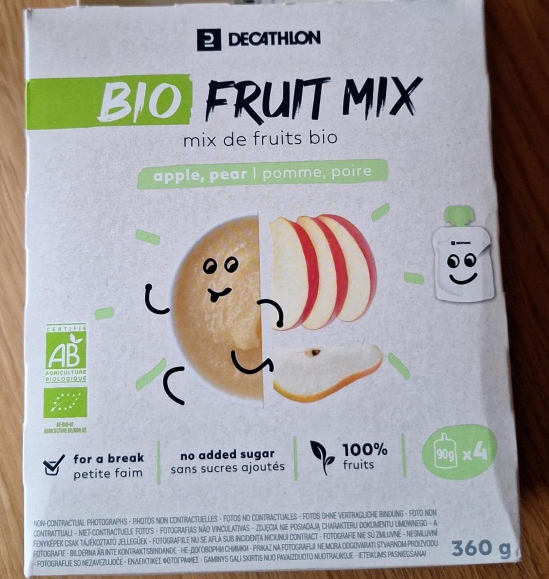 Fotografie - Bio Fruit Mix Apple, pear Decathlon