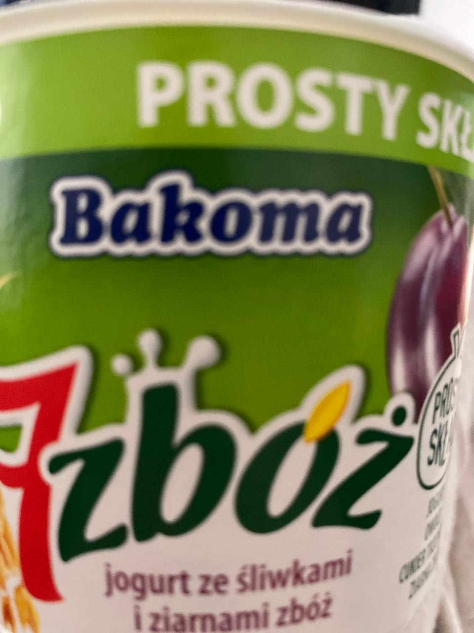 Fotografie - 7zboz Bakoma jogurt ze sliwkami