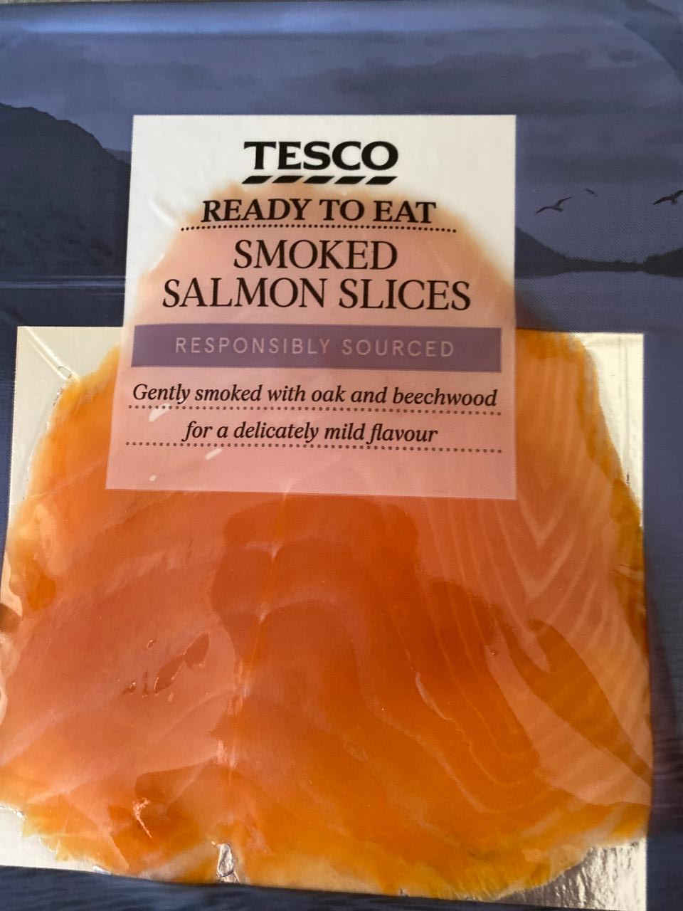 Fotografie - Smoked salmon slices Tesco Ready to eat