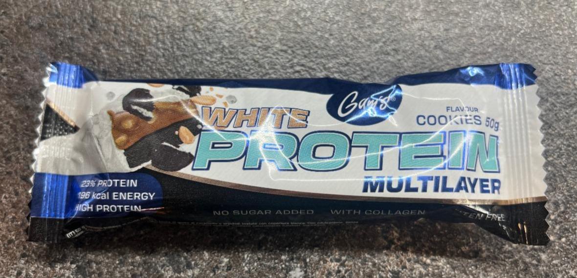 Fotografie - White Protein Multilayer Cookies Gam's