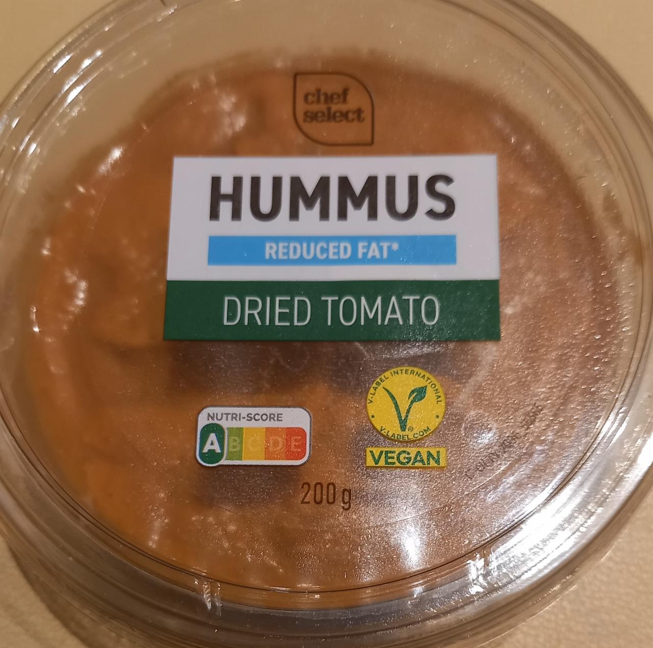Fotografie - Hummus reduced fat Dried Tomato Chef Select