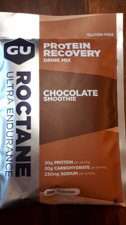 Fotografie - protein recovery drink mix chocolate smoothie