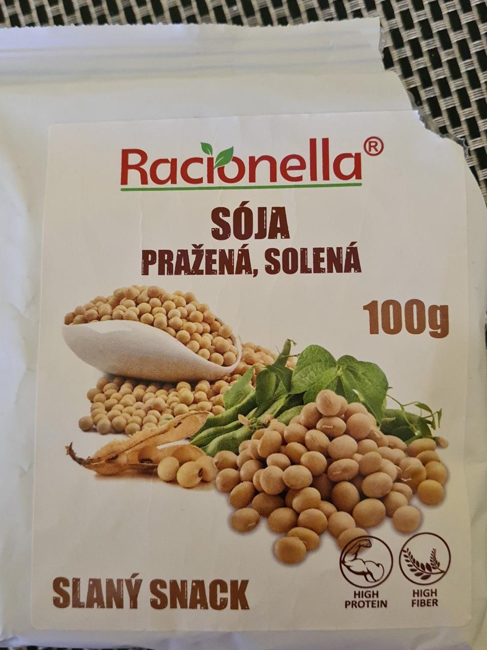 Fotografie - sója pražená solená Racionella