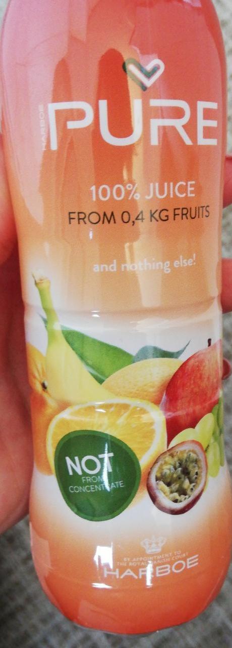 Fotografie - Pure 100% juice from 0,4 kg fruits Harboe