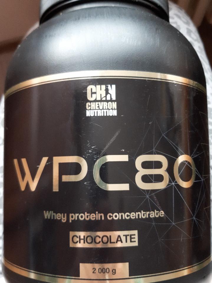 Fotografie - WPC80 Chocolate protein Chevron