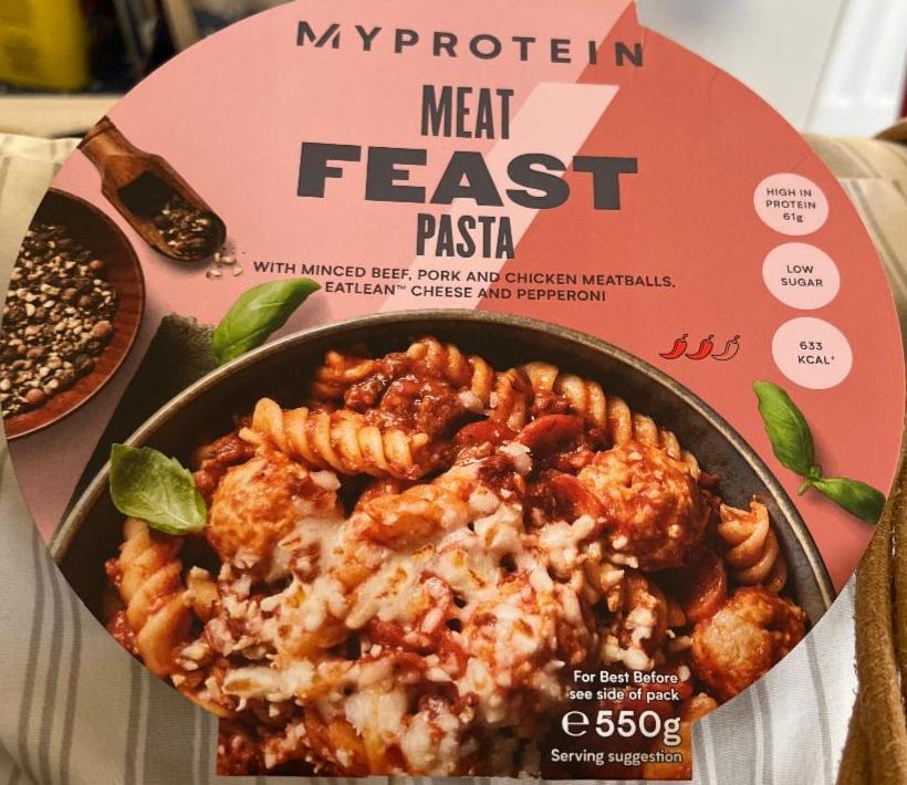 Fotografie - Meat Feast Pasta Myprotein