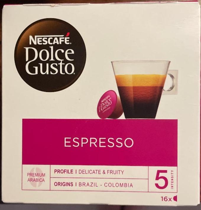 Fotografie - Espresso Nescafe Dolce Gusto