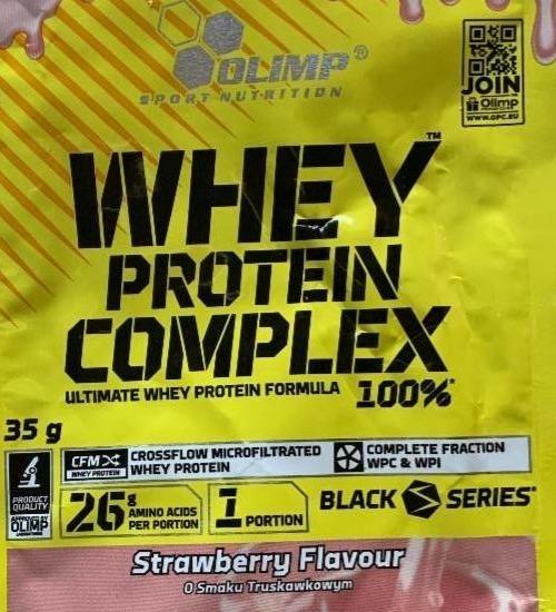 Fotografie - Whey Protein Complex Strawberry flavour Olimp sport nutrition