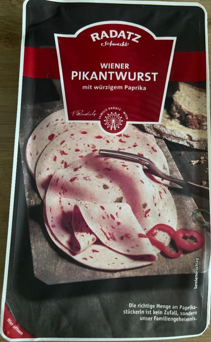 Fotografie - Wiener Pikantwurst mit würzigem Paprika Radatz
