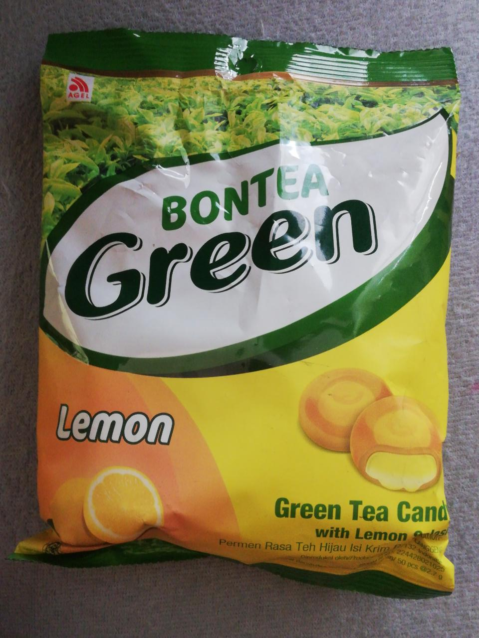 Fotografie - Bontea Green Lemon Cukríky s extraktom zo zeleného čaju