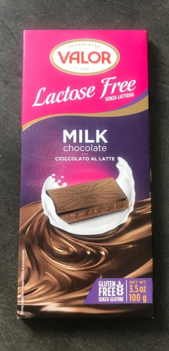 Fotografie - valor lactose free milk chocolate