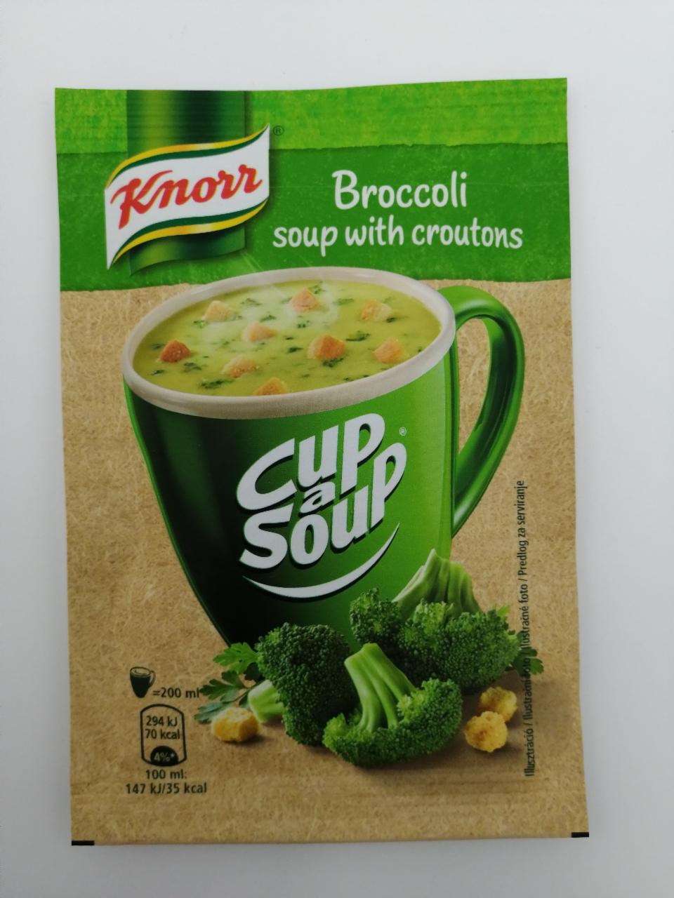 Fotografie - Knorr Cup a Soup Broccoli soup with croutons