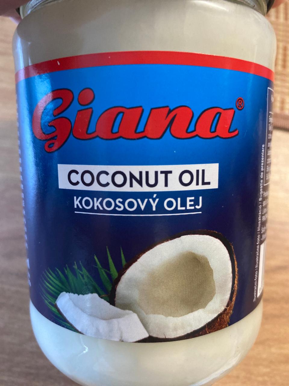 Fotografie - kokosový olej Giana