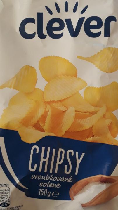 Fotografie - Chips vroubkované solené Clever