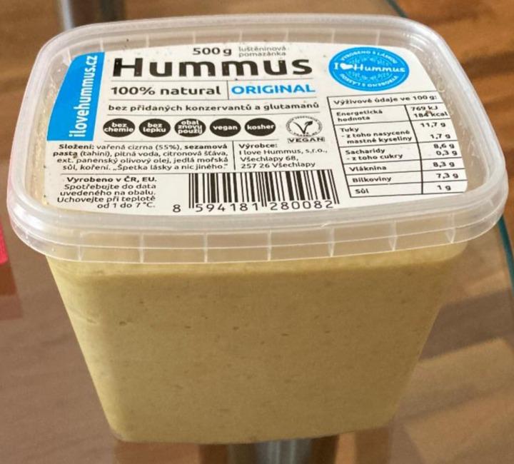 Fotografie - Hummus 100% natural Original
