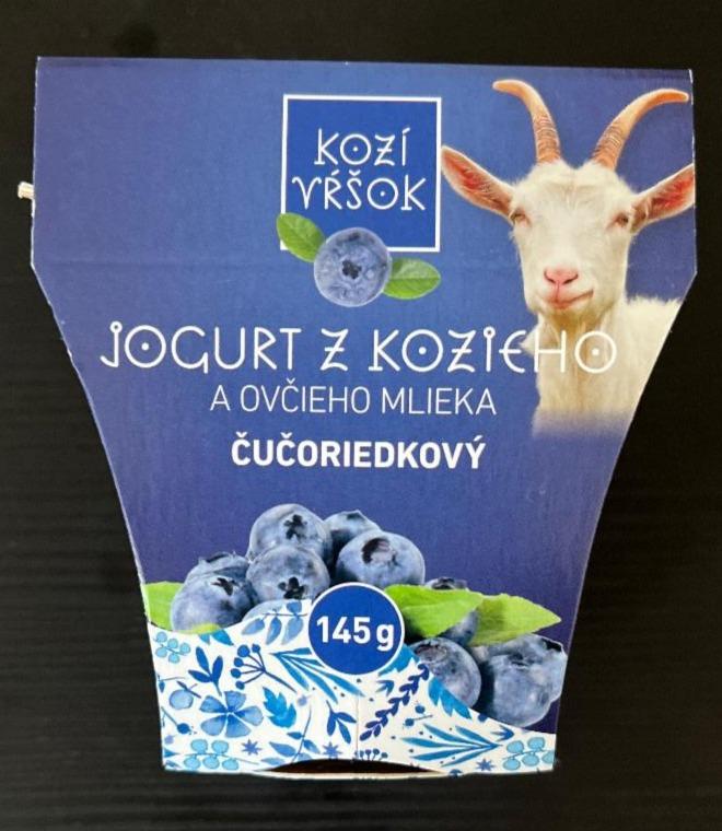 Fotografie - Jogurt z kozieho a ovčieho mlieka Čučoriedkový Kozí Vŕšok