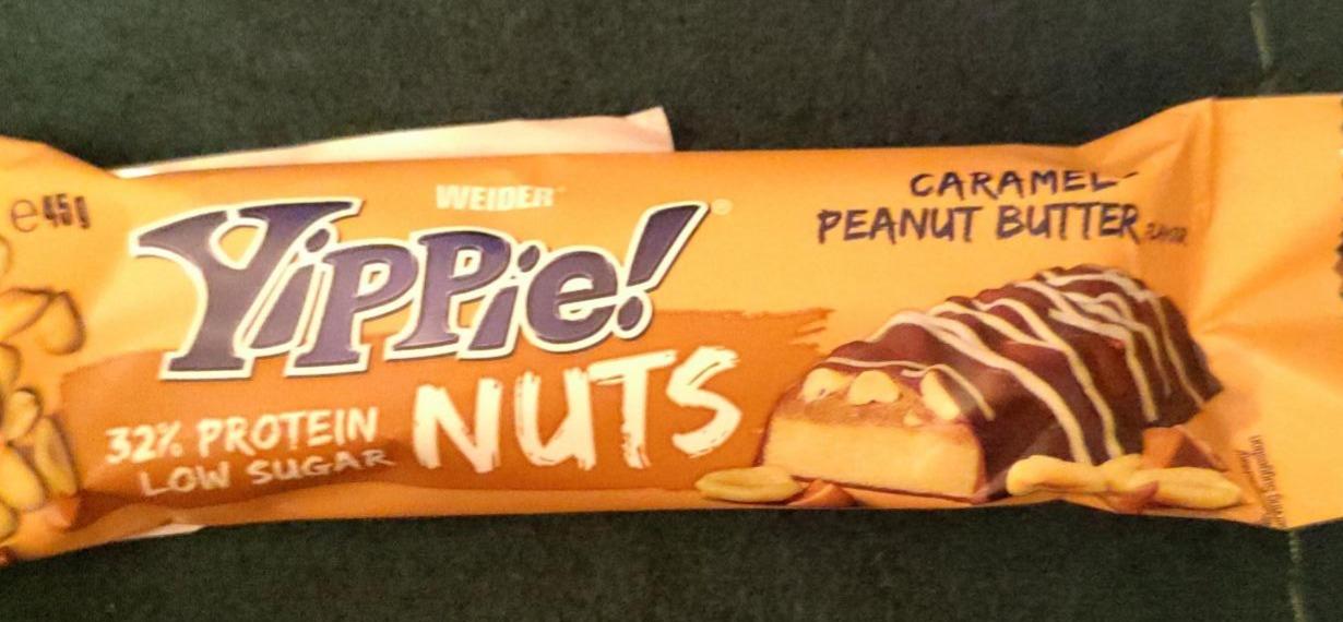 Fotografie - Yippie! Nuts Caramel-Peanut Butter flavour Weider