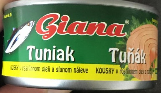 Fotografie - Tuniak kúsky v rastlinnom oleji a slanom náleve (pôvod Ekvádor) Giana