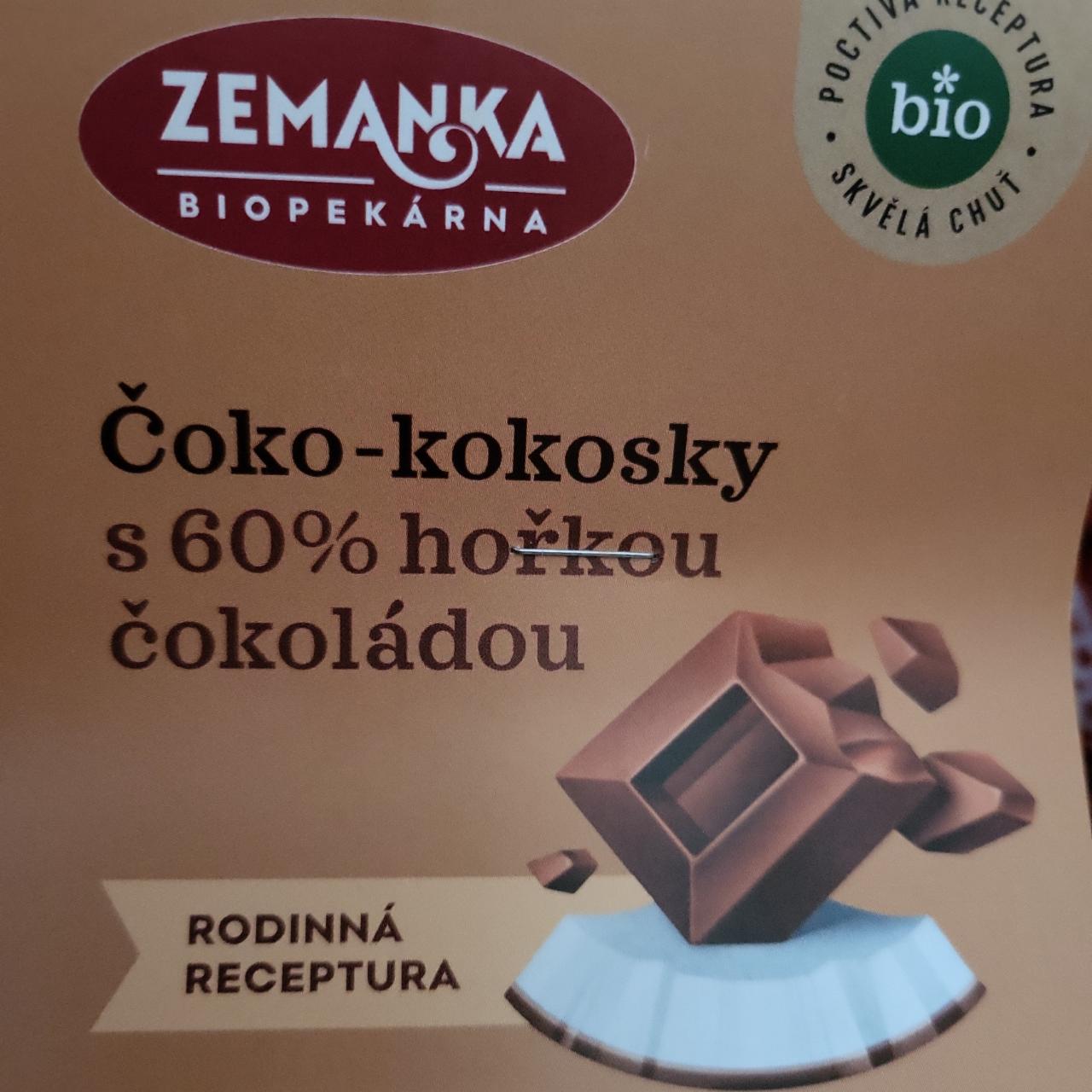 Fotografie - Čoko-kokosky s 60% hořkou čokoládou Zemanka