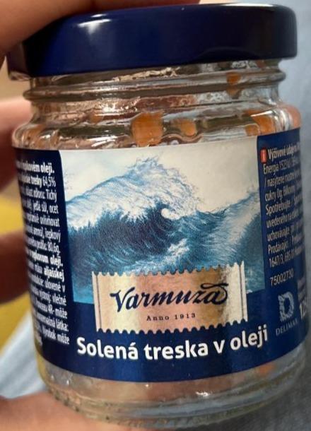 Fotografie - Solená treska v oleji Varmuža