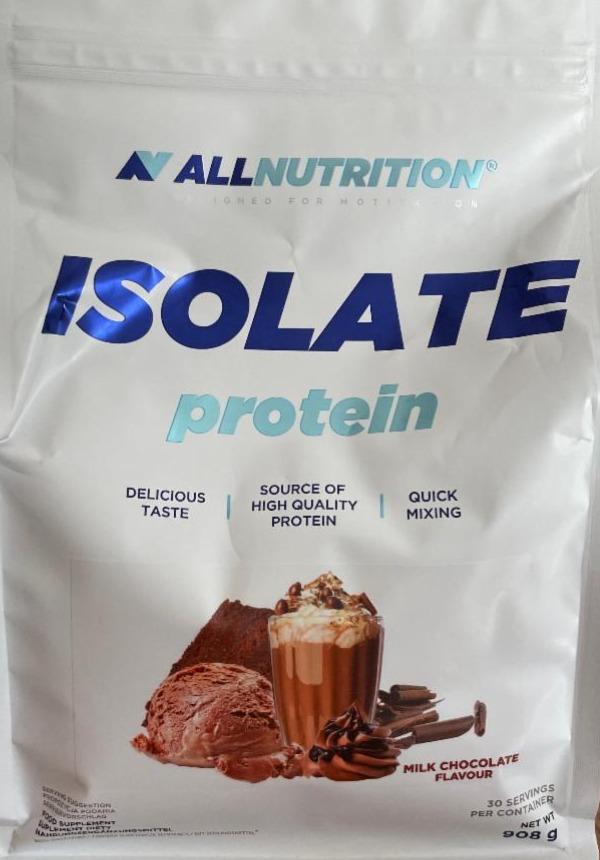 Fotografie - Isolate protein Milk chocolate flavour Allnutrition