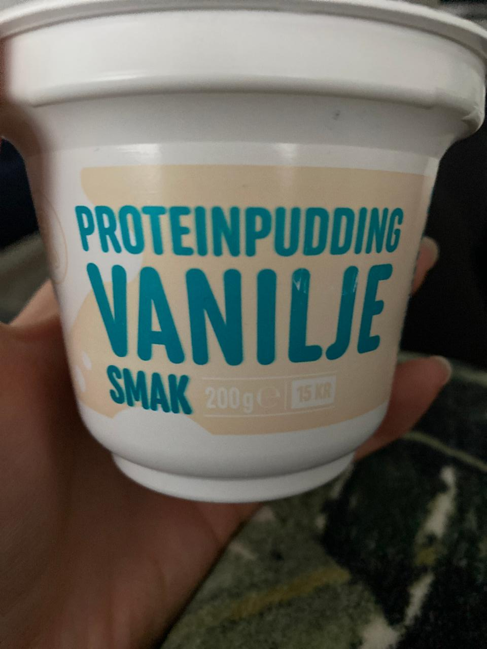 Fotografie - proteinpudding vanilje smak