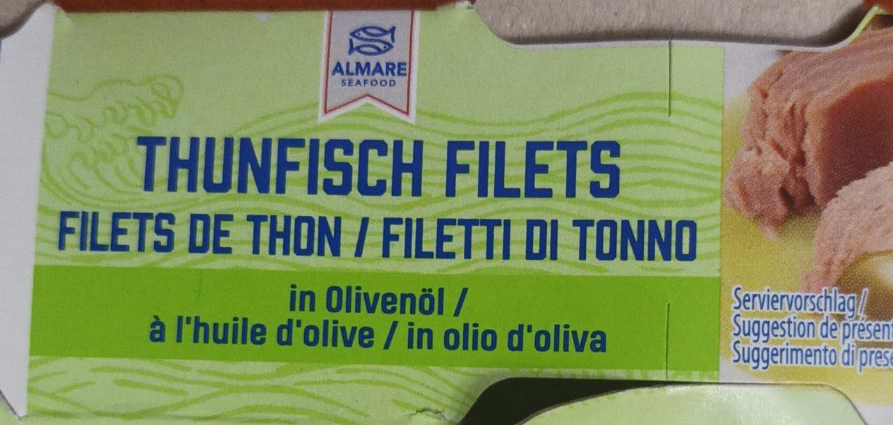 Fotografie - Thunfisch Filets in Olivenöl Almare Seafood